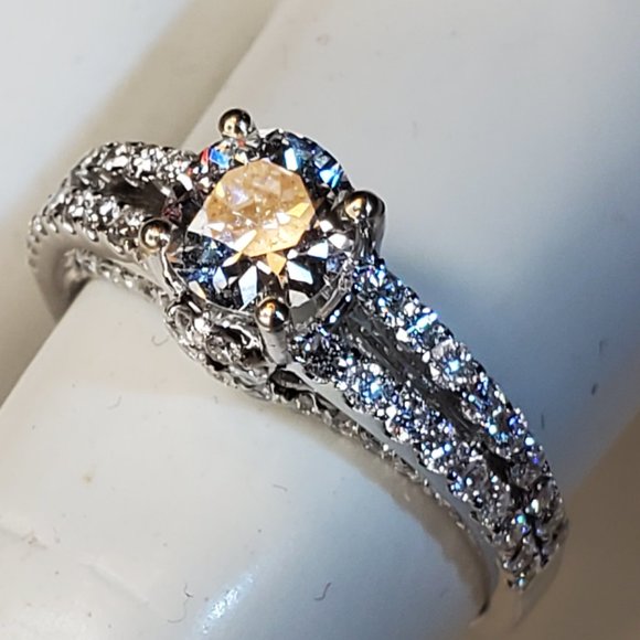 18K WHITE GOLD RING - Picture 3 of 14